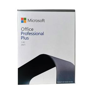 Microsoft Office Professional Plus 2021 Bind Key 32/64bit - 1 User Lifetime Multicolour