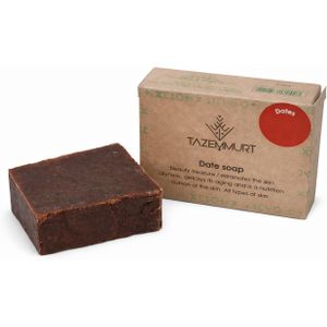 Tazemmurt Date Soap – Handmade Natural Bar Soap with Date Extract – Deep Nourishing & Moisturizing – For Face & Body – All Skin Types – Unisex – 120g