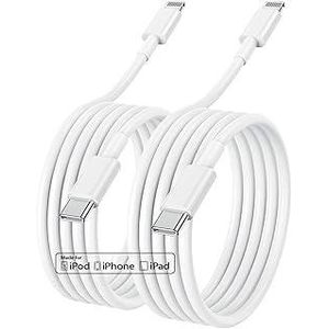 MFi Certified USB C to Lightning Cable 1M 2Pack - Fast Charger for iPhone 13 Pro Max/12 mini/11 Pro/X/XS/XR/8 Plus/iPad/AirPod, Type C Port Support Quick Charging Cord 6 Ft