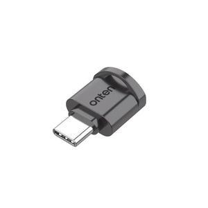 Onten OTN-CR533 Type-C to Micro SD/TF Card Reader, Black