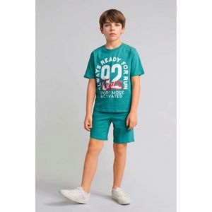 Defacto Boy Printed T-Shirt Shorts 2 Piece Set
