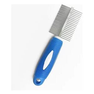 Pet king comb double side Multi Color 1 Pcs