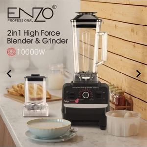 Enzo خلاط اينزومعاه المطحنه 10.000 وات قوة عالية 15 سرعة