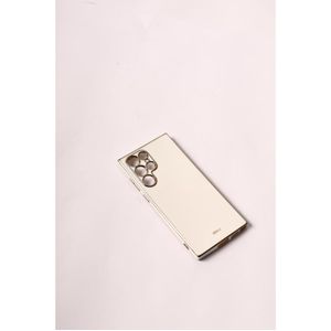 Lenuo Luxury 6D Plating Soft Silicone Square Frame Phone Case For Samsung Galaxy s23 ultra