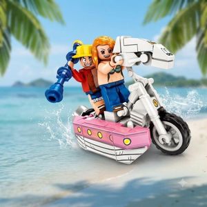 One Piece character, Christmas gift housewarming gift building blocks educational toy classic anime Luffy construction toy One Piece Chopper Sanji Zoro