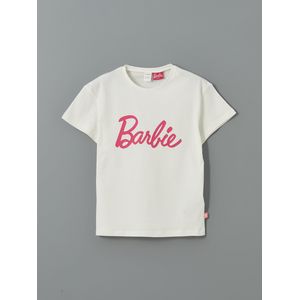 LC Waikiki Barbie Printed Girl's T-Shirt