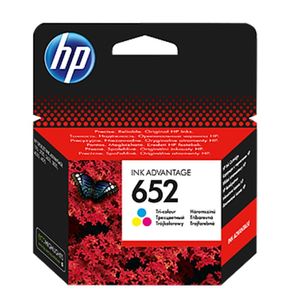 HP اتش بى 652 Tri خرطوشة حبر - ثلاثى الالوان