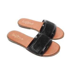 Glitter سليبرز حريمي من جليتر - أسود