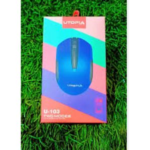 Utopia U-103 MUTE WIRELESS MOUSE -Red