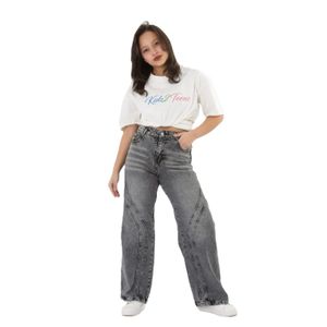 بنطلون جينز بناتي محير Wide Leg واسع – Girls Baggy Denim Jeans – ستايل كاجوال للمراهقات من سن 11 إلى 16 سنة – بنطلون جينز عصري مريح موضة 2026 موديل رقم 200 