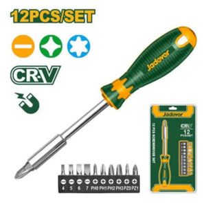 JADEVER 12 Piece Screwdriver Bit & Holder Set