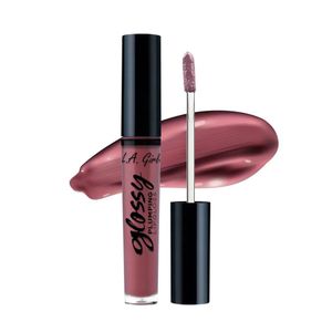 LA Girl Glossy Plumping Lipgloss - Dark Rose