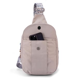 CUBS Sling Locked Pocket Crossbody Bag - Ashy grey