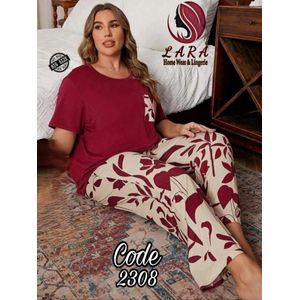 بيجامة حريمي صيفي  فري سايز تلبيس من 75 إلى 95 كجم