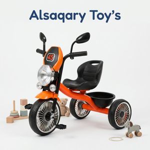 دراجات ثلاثية للأطفال مع دواسات، موسيقى، إضاءة