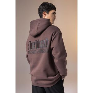 Defacto Man Hooded Oversize Fit Sweat Shirt - Brown