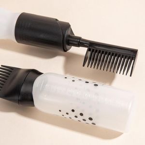 2x Root Comb Applicator Bottle 120ml Hair Oil Applicator Brush Easy to Clean