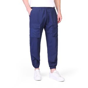 Firewood Men’s Cargo Jogger Pants – Casual Tapered Fit with Elastic Waist -0102030057 -D.Blue