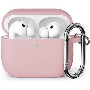 COMPATIBLE with AirPods Pro 3 Case, Airpod Pro 3rd Generation Silicone Protective Shockproof Headphone Cover ( Support Wireless Charging) (Pink Sind)