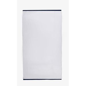 Signoola منشفة شاطئ سيجنولا قطن فاخر تجمع بين الراحة الفاخرة والأداء العملي مقاس 90 * 170 سم -  أوراق أزرق فاتح سادة.