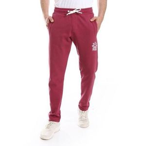 Pavone Wine Red Elastic Waist With Drawstring Sweatpants
