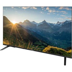 Fresh  تلفزيون سمارت ، Google OS، UHD، QLED، بدون إطار، 50 بوصة، بالاضافة الي حامل حائط هدية، 50MFQ433G - اسود