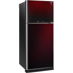 Sharp ثلاجة انفرتر، نو فروست 385 لتر، أحمر SJ-GV48G-RD