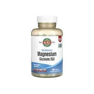Kal ماغنسيوم جلايسينات Magnesium Glycinate 350 مجم - 160 كبسولة