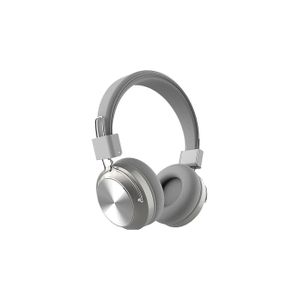 SODO SD-1001 Wireless Bluetooth Stereo Over-Ear Headset with Microphone - On Ear Silver