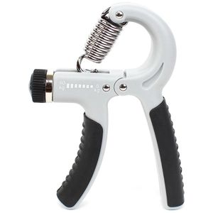 جهاز تقوية قبضة اليد، جهاز تقوية قبضة اليد والساعد، جهاز تمارين اليد لبناء المرونة والتعافي من اليقظة - رمادي