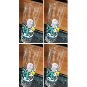 Glass Cup Set - 4 Pcs