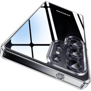 جراب موبايل رفيع من سلسلة كريستال كلير لهاتف سامسونج جالاكسي S25 الترا 6.9 بوصة، لا يصفر أبدًا مع حماية عسكرية ممتازة ضد الصدمات من كيس كو، شفاف
