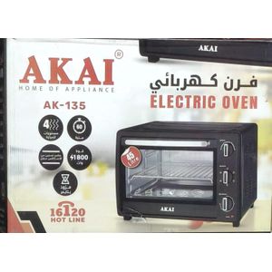 AKAI فرن اكاي 45 لتر1800 وات  اسود تايمر بدون شوايه 