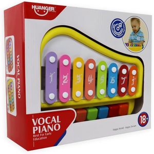 Huanger Xylophone Piano , Assorted Color - Large HE8010 , 1.5+ boy toys, girl toys, birthday gift, Christmas gift, growth, fun, for kids.