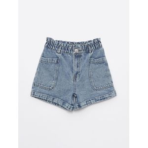 LC Waikiki Elasticated Waist Girl's Denim Shorts