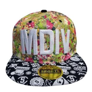 MDiv Snapback Flat Bim Hiphop Hat Baseball Cap