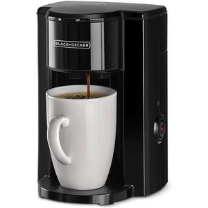 BLACK+DECKER Coffee Machine, 650W, 360ml Travel Mug, Black - DCT10