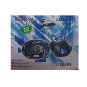 Doom Oval Speaker Set, 2 Pieces, 600 Watts AMA-6975