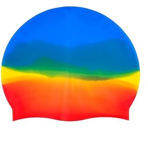 غطاء رأس مقاوم للماء للسباحة للبالغين والأطفال (1 قطعة)
