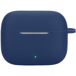 حافظة لسماعات OPPO Enco Buds 3 Pro و Enco Air 4i وحافظة سيليكون واقية مع مُعلّق مفاتيح لحماية من الضياع (أزرق)