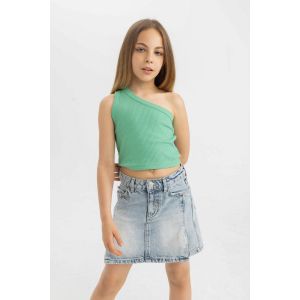 Defacto Girl Slim Fit Sleeveless Athlete - Green