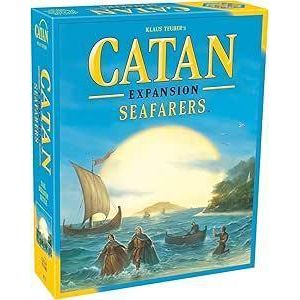 Expansion Sea Farriers is a sea-based adventure game exploring new islands from Catan. A family strategy game for children and adults aged 10 and up. 3-4 players. 60-minute gameplay. Produced by Med Studio.