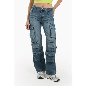 Clue جينز كلوي مع جيوب متعددة