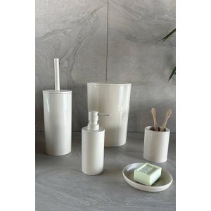 Primanova Flores Bathroom Accessories 5 PCS Set  beige