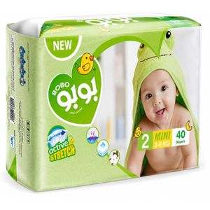 Bobo حفاضات بوبو ميني مقاس 2 (40ق)