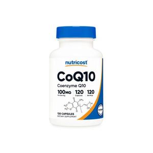l Nutricost CoQ10 120 Capsules 120 Servings - 120-Day Supply - Advanced Cellular Energy, Heart Health & Antioxidant Support Matrix - Non-GMO & Gluten-Free