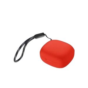 غطاء حماية لجهاز ANker Soundcore R50i، مقاوم للصدمات، مزود بحلقة تعليق (أحمر)