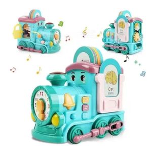 TRAIN BABY Baoli "Dreaming Party" Electric Educational Toy Train – Baby Blue