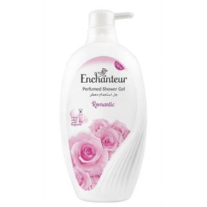 Enchanteur جل الاستحمام المعتر رومانتيك مرطب للجسم برائحة الورد والياسمين، 550 مل