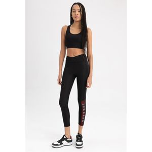 Black WOMAN Defacto Fit NBA Phoenix Suns Sports Leggings